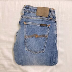 Nudie men’s skinny lin denim. 30/32